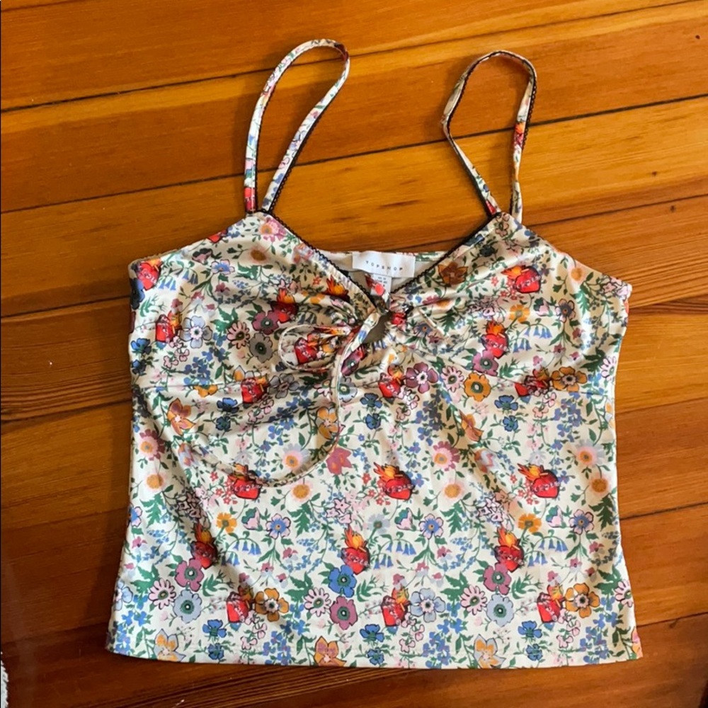 Topshop spaghetti strap tank size 8